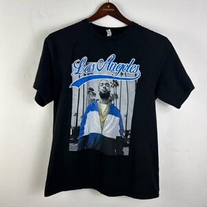🔥 Nipsey Hussle “Los Angeles” Tribute Tee Mens Size L Black Graphic Rap Shirt